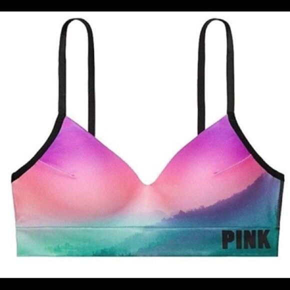 Victoria’s Secret Pink Cool & comfy Lined lightly padded bralette bra - Picture 4 of 8